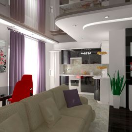 Дизайн интерьера квартиры на Леси Украинки от дизайн студии Graffit